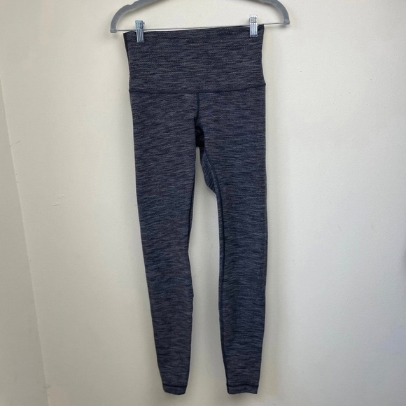 Lululemon Wunder Under Pant III Diamond Jacquard Space Dye Black Slate - Picture 6 of 10